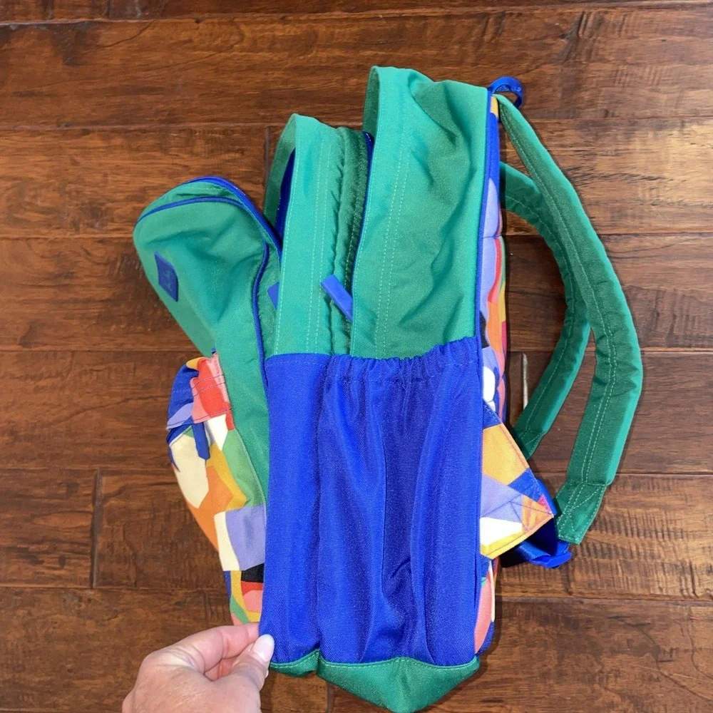 Vera Bradley Teal & Multicolor Geometric Backpack